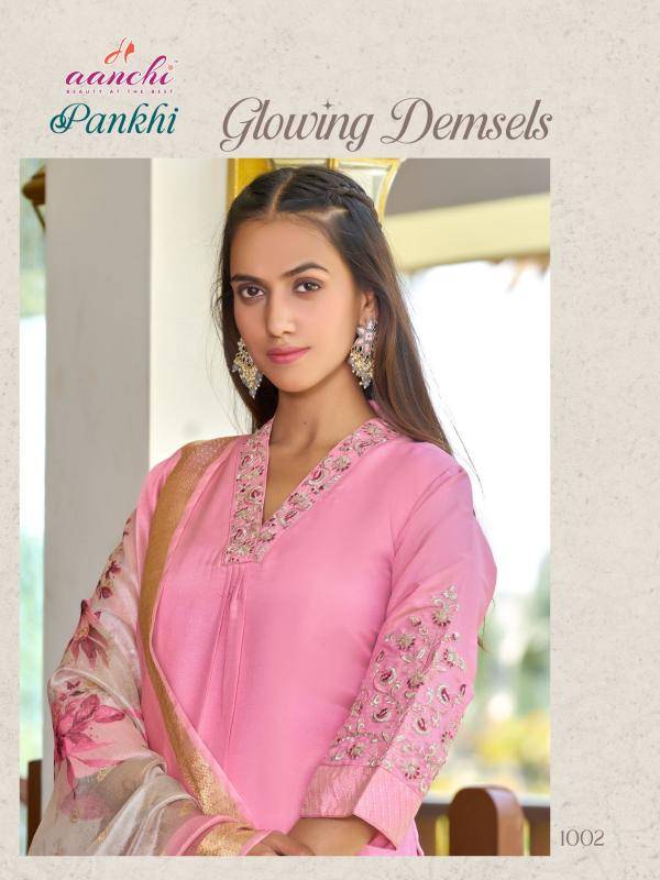 Aanchi pankhi yellow indian kurtis