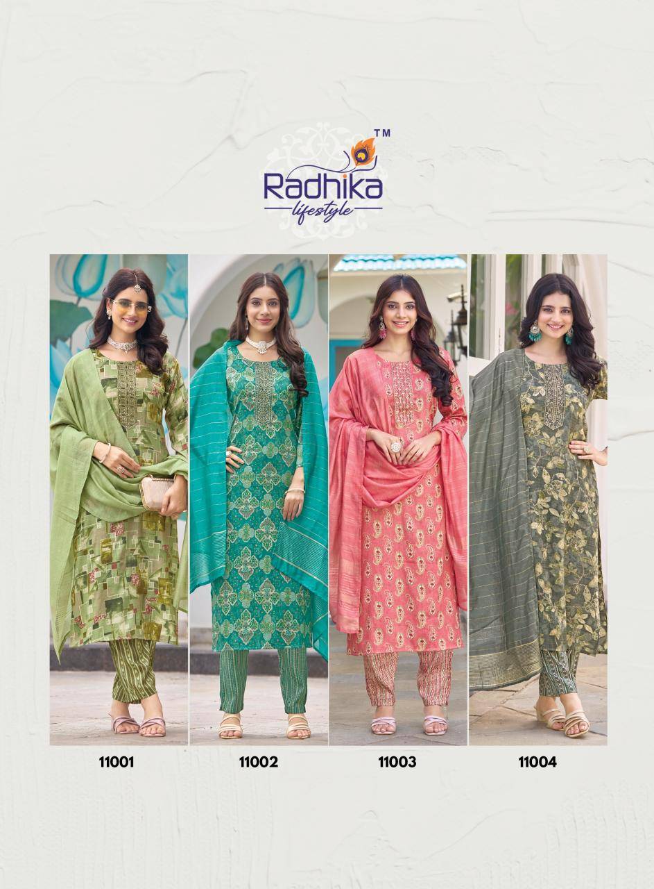 Radhika lifestyle seerat vol 11 new fashion in indian kurtis