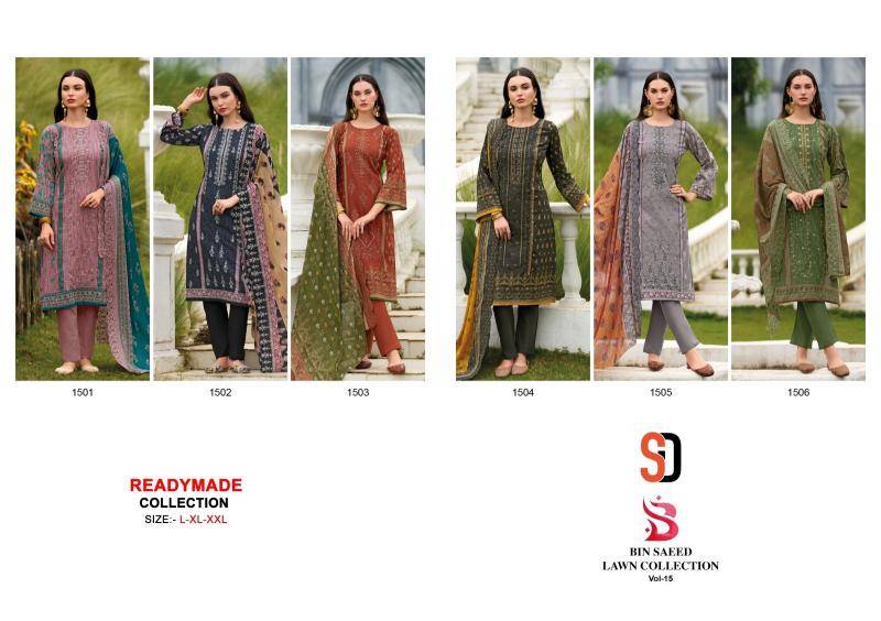 Sharaddha designer bin saeed vol 15 new style kurti indian design 2018