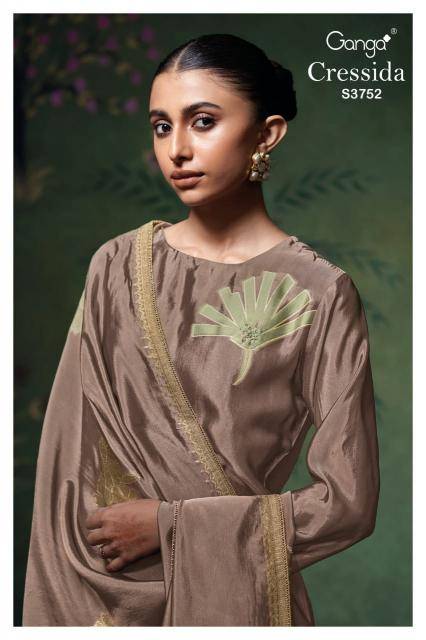 Ganga cressida 3752 Best dress material shop in Delhi