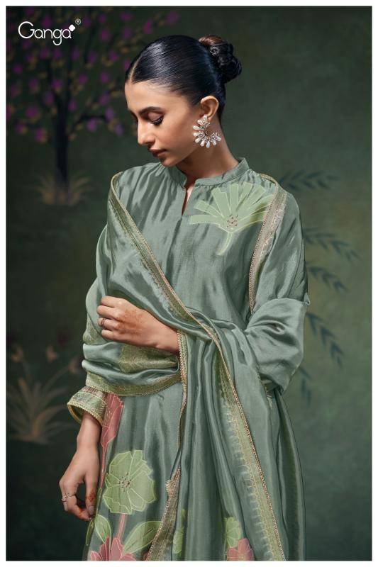 Ganga cressida 3752 Best dress material shop in Delhi