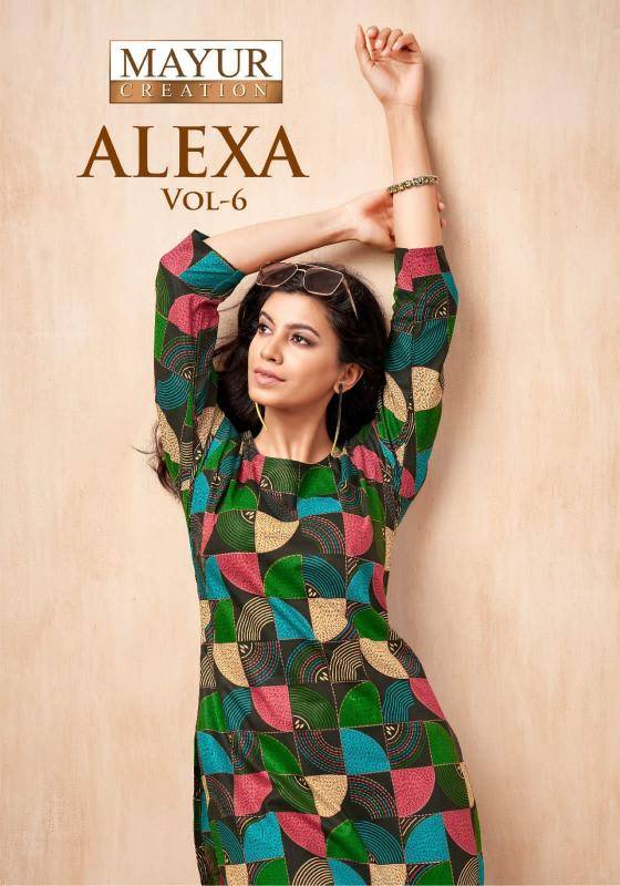 Mayur alexa vol-6 latest indian kurtis