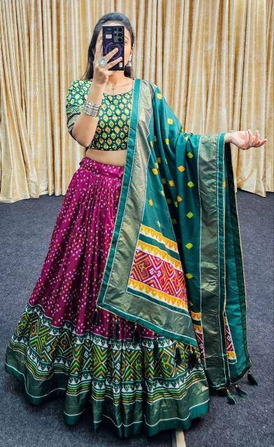 Janvi Tussar Silk wholesale lehenga in surat