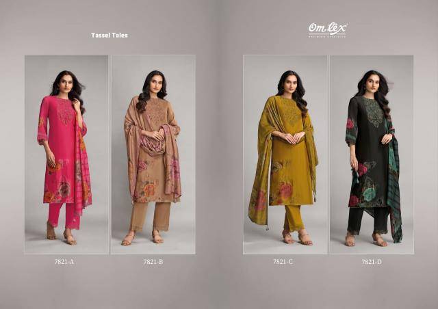 Omtex tassel tales alpine Surat wholesale dress market