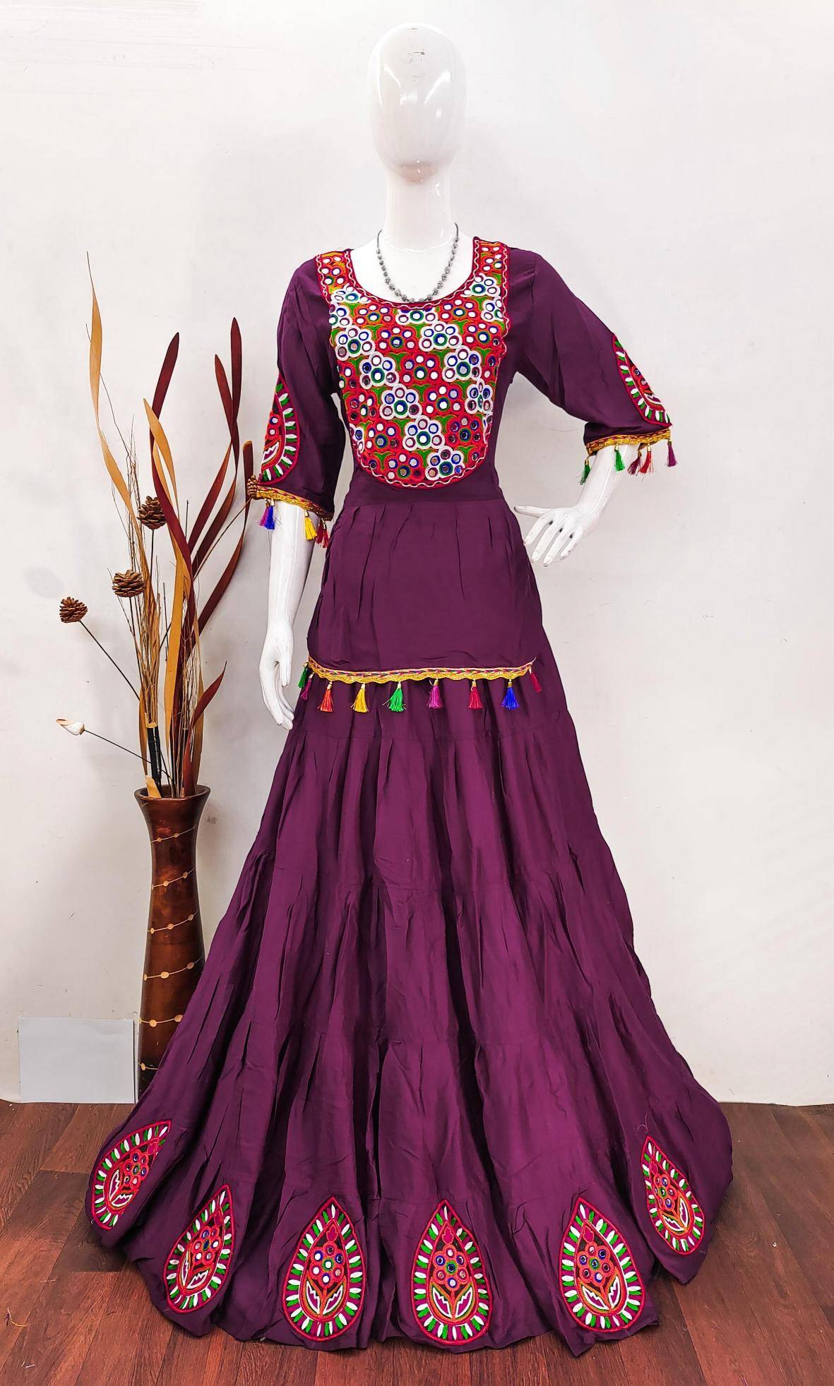 Shree salasar rayon indian kurti tops