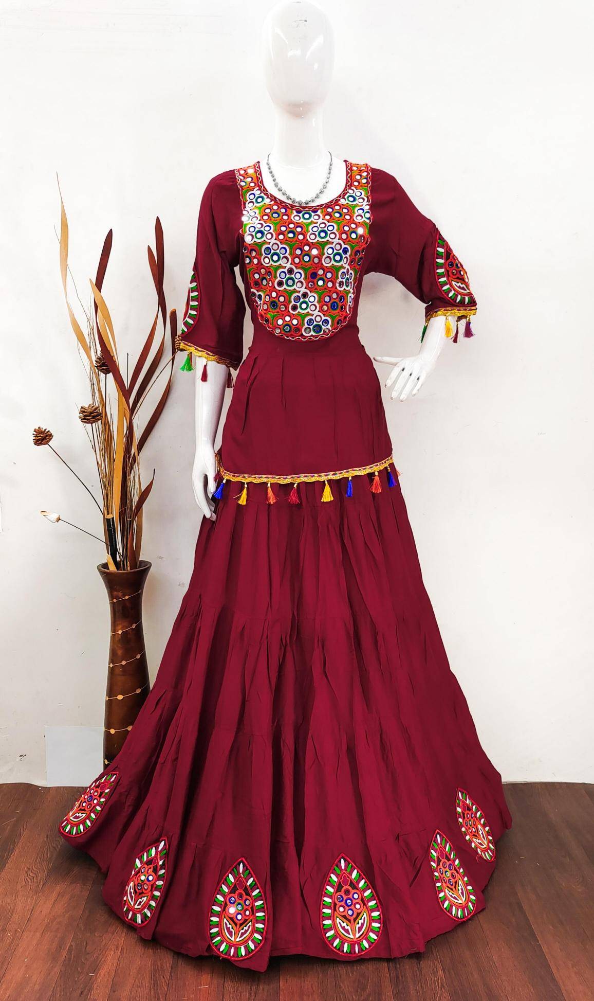 Shree salasar rayon indian kurti tops