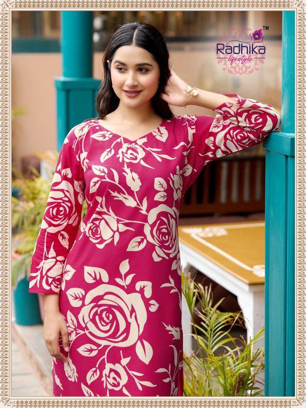 Radhika lifestyle legacy vol 4 indian kurti tops online