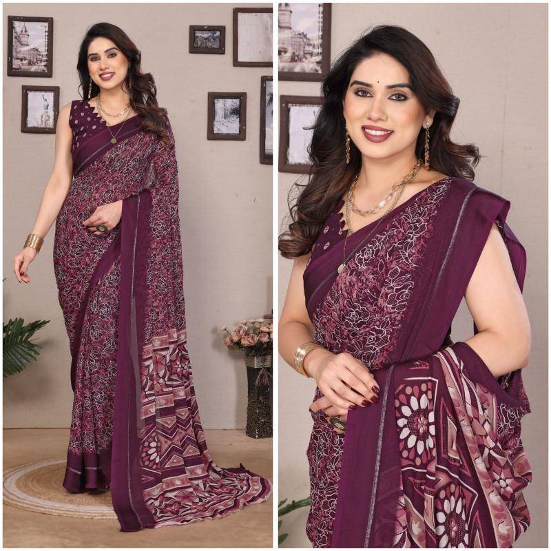 GC bright georgette Wholesale saree suppliers in India
