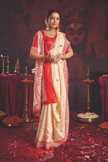 Shorya pooja special soft silk Saree wholesale market in Surat