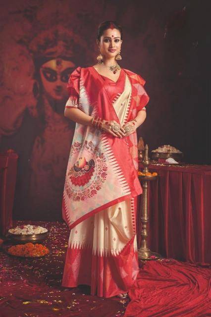 Shorya pooja special soft silk Saree wholesale market in Surat