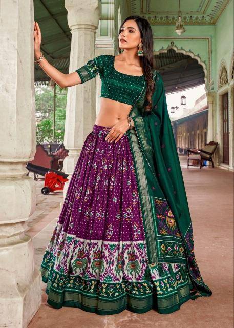 Sitara Tussar Silk bridal lehenga wholesale market