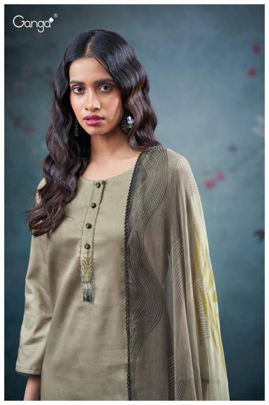 Ganga vrinda 3707 Surat dress material market