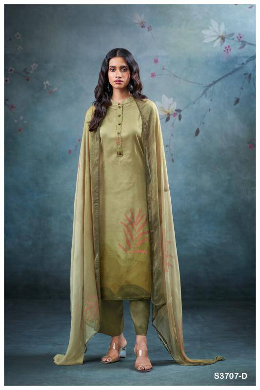 Ganga vrinda 3707 Surat dress material market