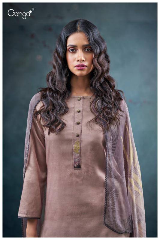 Ganga vrinda 3707 Surat dress material market