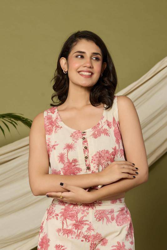 Karma cotton flex coord set kurti indian