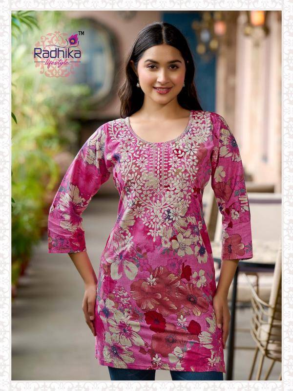 Radhika lifestyle summer shine vol 2 south indian kurti design
