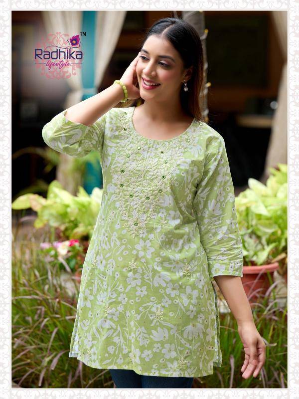 Radhika lifestyle summer shine vol 2 south indian kurti design