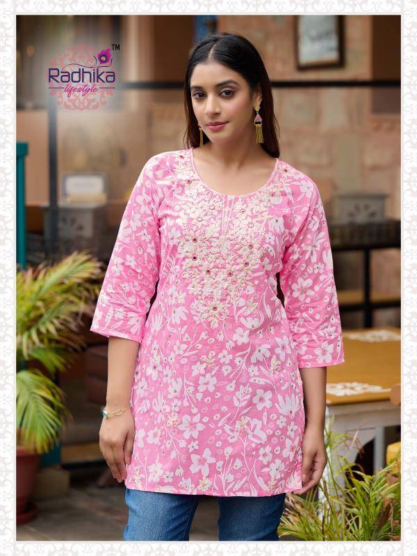 Radhika lifestyle summer shine vol 2 south indian kurti design