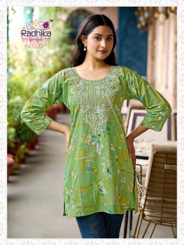 Radhika lifestyle summer shine vol 2 south indian kurti design