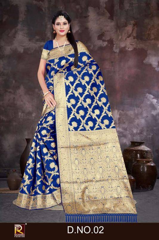 Ronisha fashion d.no-2 Bridal sarees wholesale