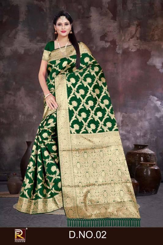 Ronisha fashion d.no-2 Bridal sarees wholesale