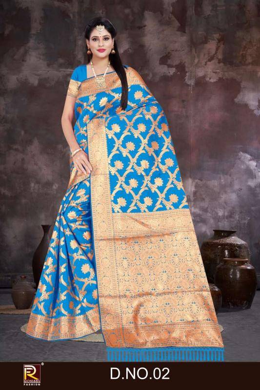 Ronisha fashion d.no-2 Bridal sarees wholesale