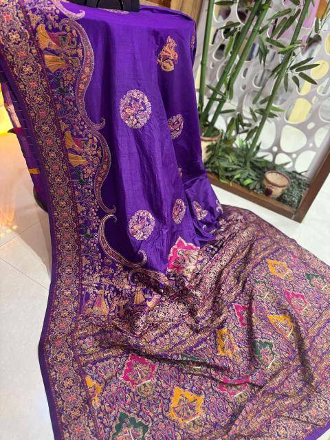 Akshara pure khadi crepe silk Online Saree Wholesale