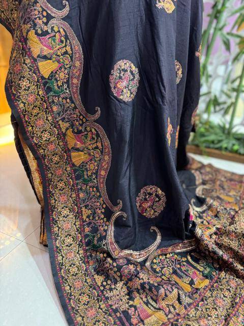 Akshara pure khadi crepe silk Online Saree Wholesale