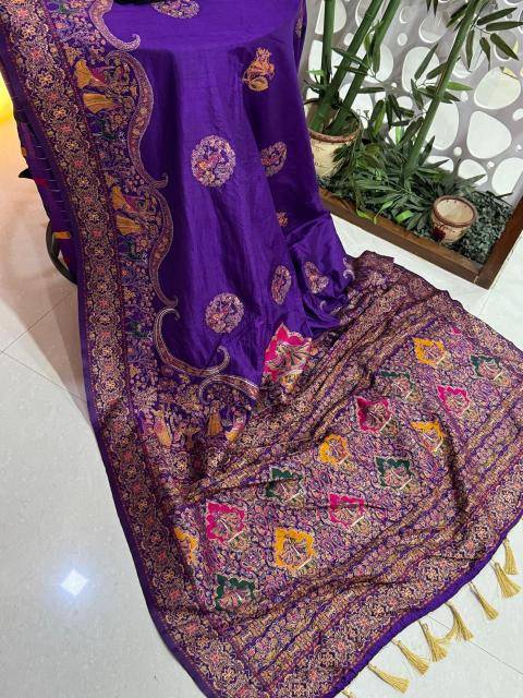 Akshara pure khadi crepe silk Online Saree Wholesale