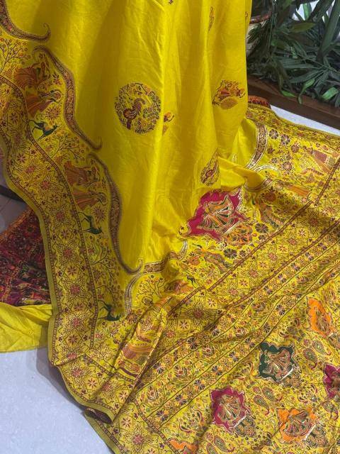 Akshara pure khadi crepe silk Online Saree Wholesale