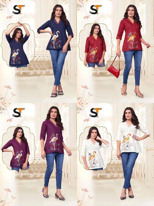 Shree salasar cotton top indian chikan kurtis