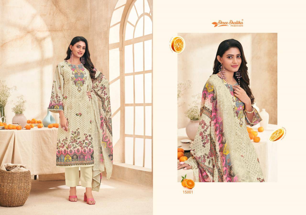 Shree salika mahjabeen vol 15 Unstitched dress material wholesale