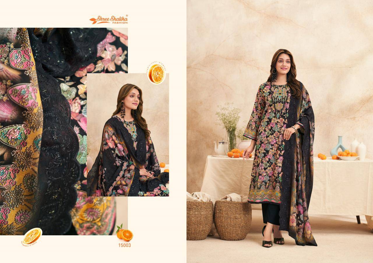 Shree salika mahjabeen vol 15 Unstitched dress material wholesale