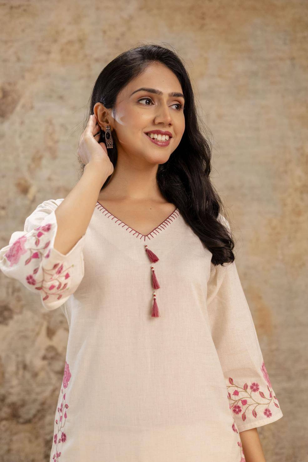 Karma cotton flex coord set indian cotton kurti