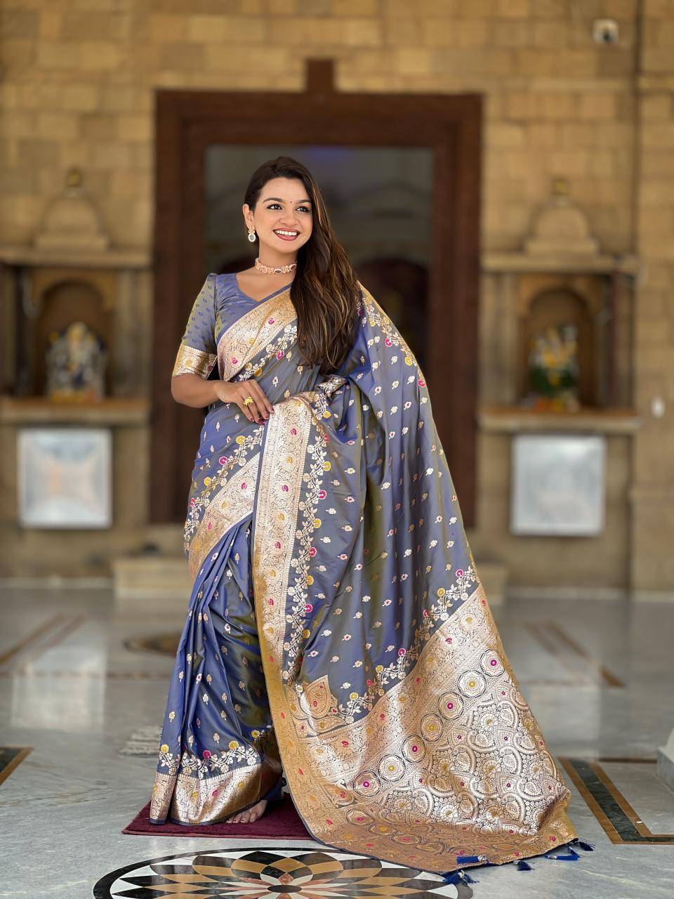 Anupama premium soft silk Saree factory in India