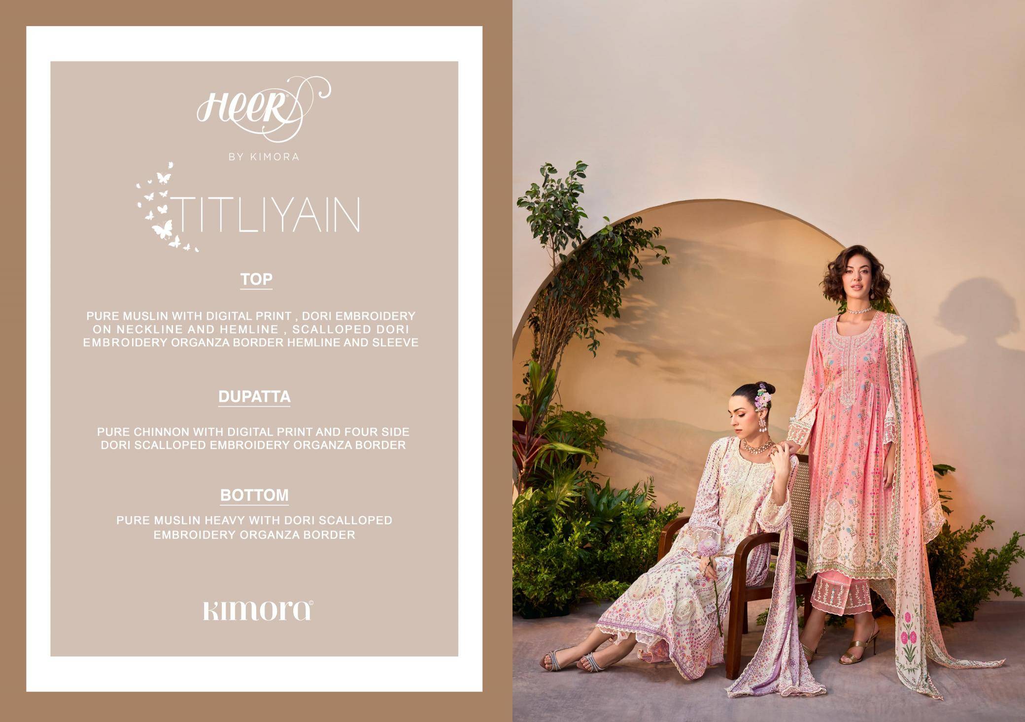 Kimora heer titaliya vol-212 Dress material combo pack wholesale