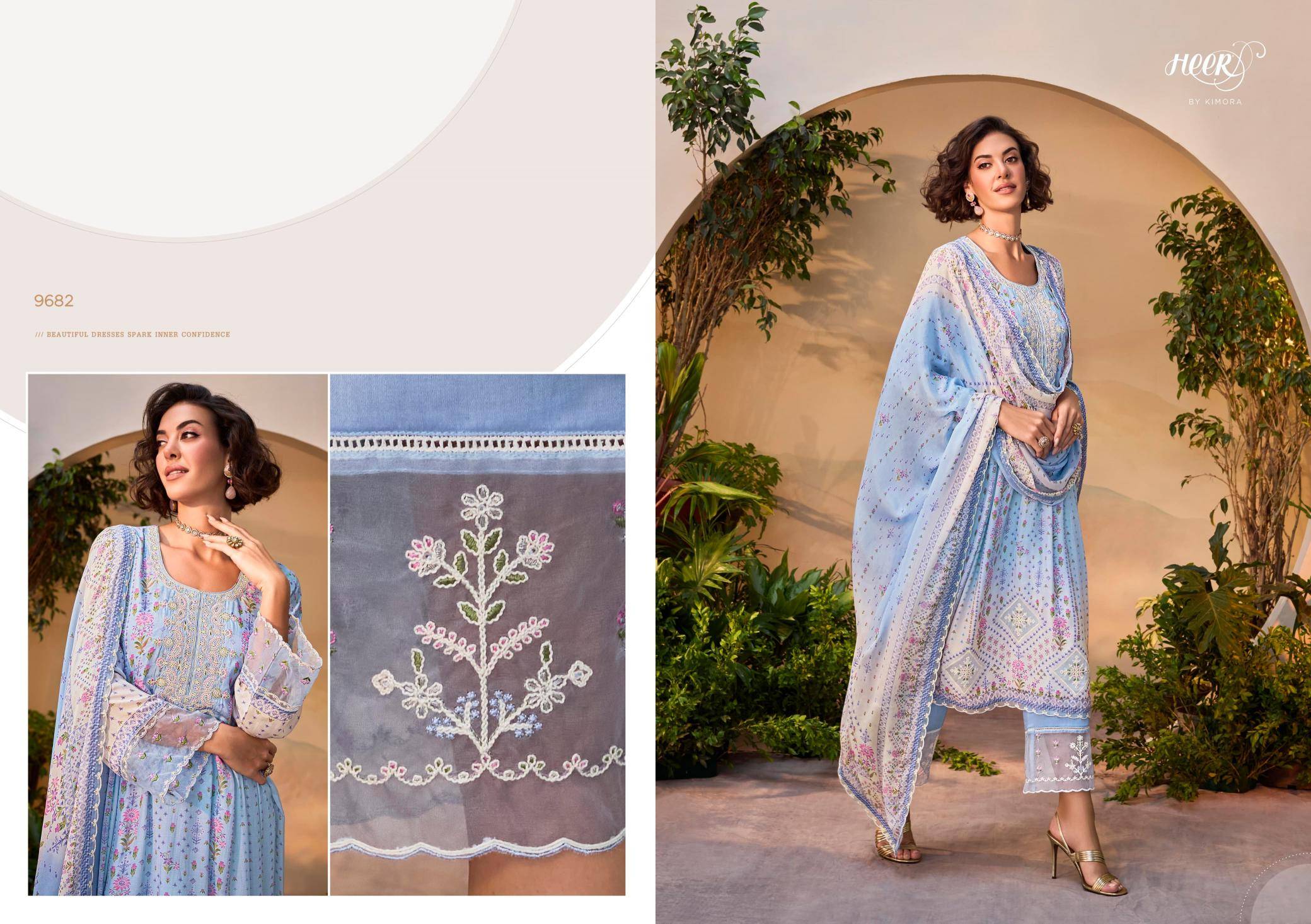 Kimora heer titaliya vol-212 Dress material combo pack wholesale