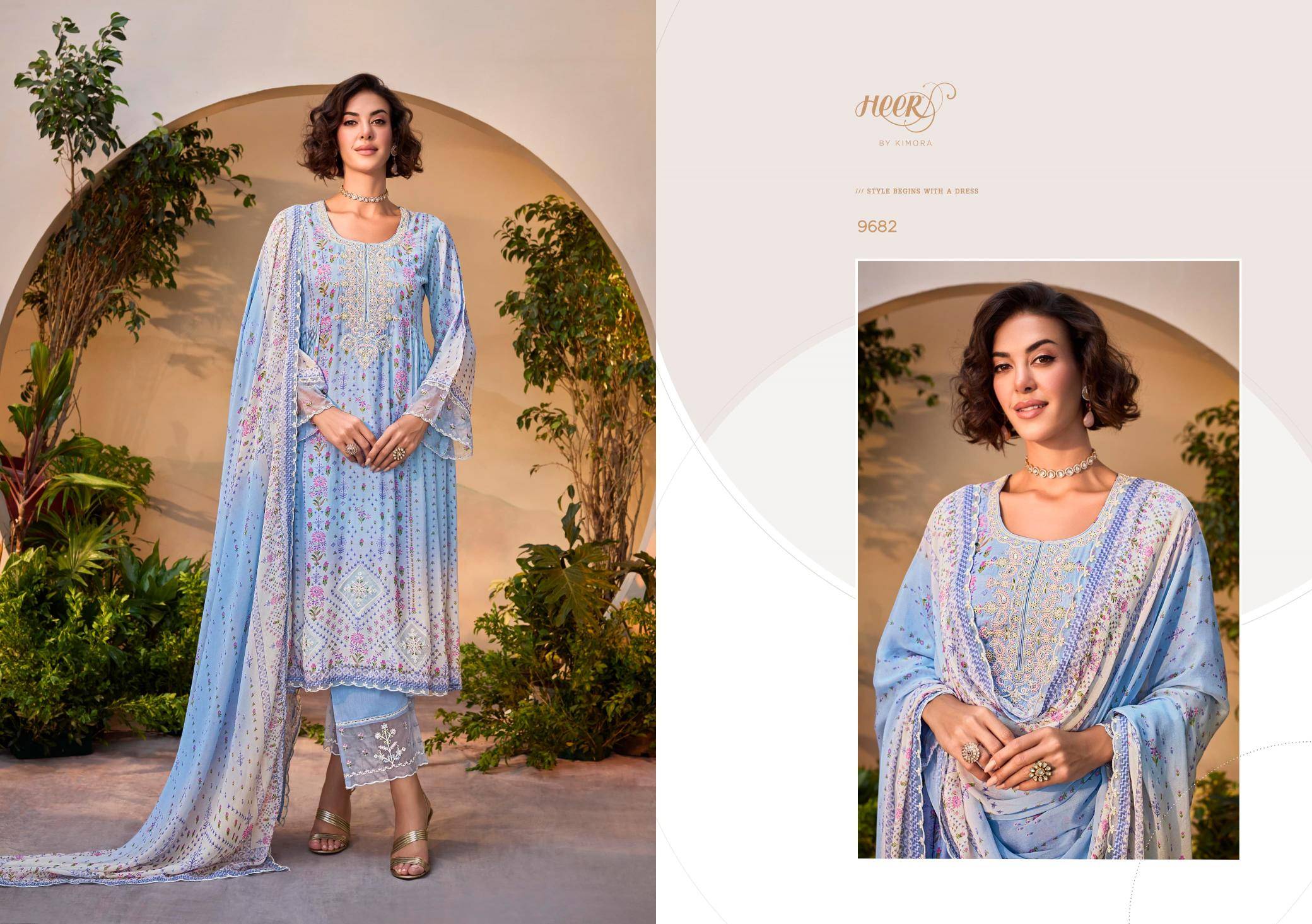 Kimora heer titaliya vol-212 Dress material combo pack wholesale