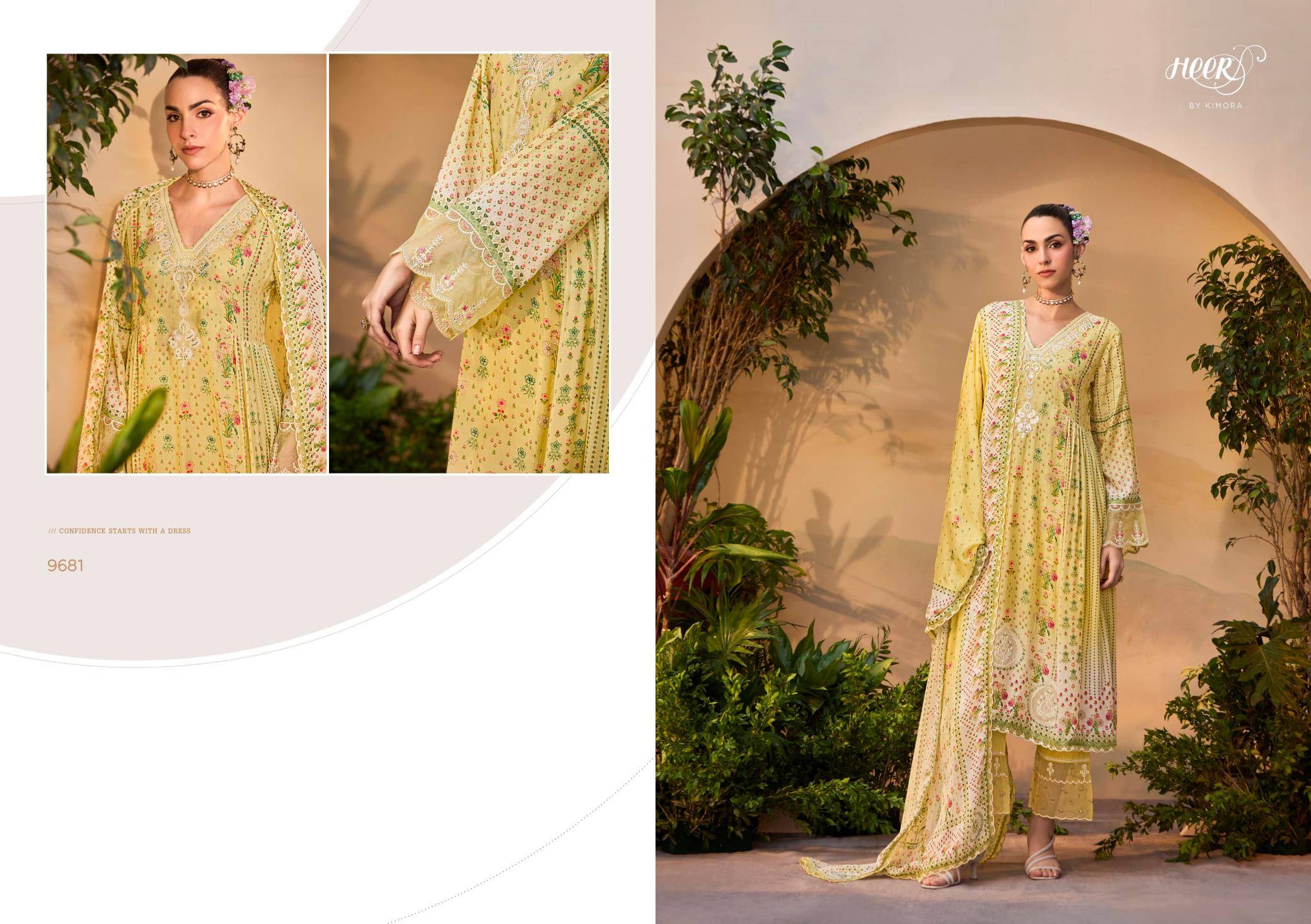 Kimora heer titaliya vol-212 Dress material combo pack wholesale