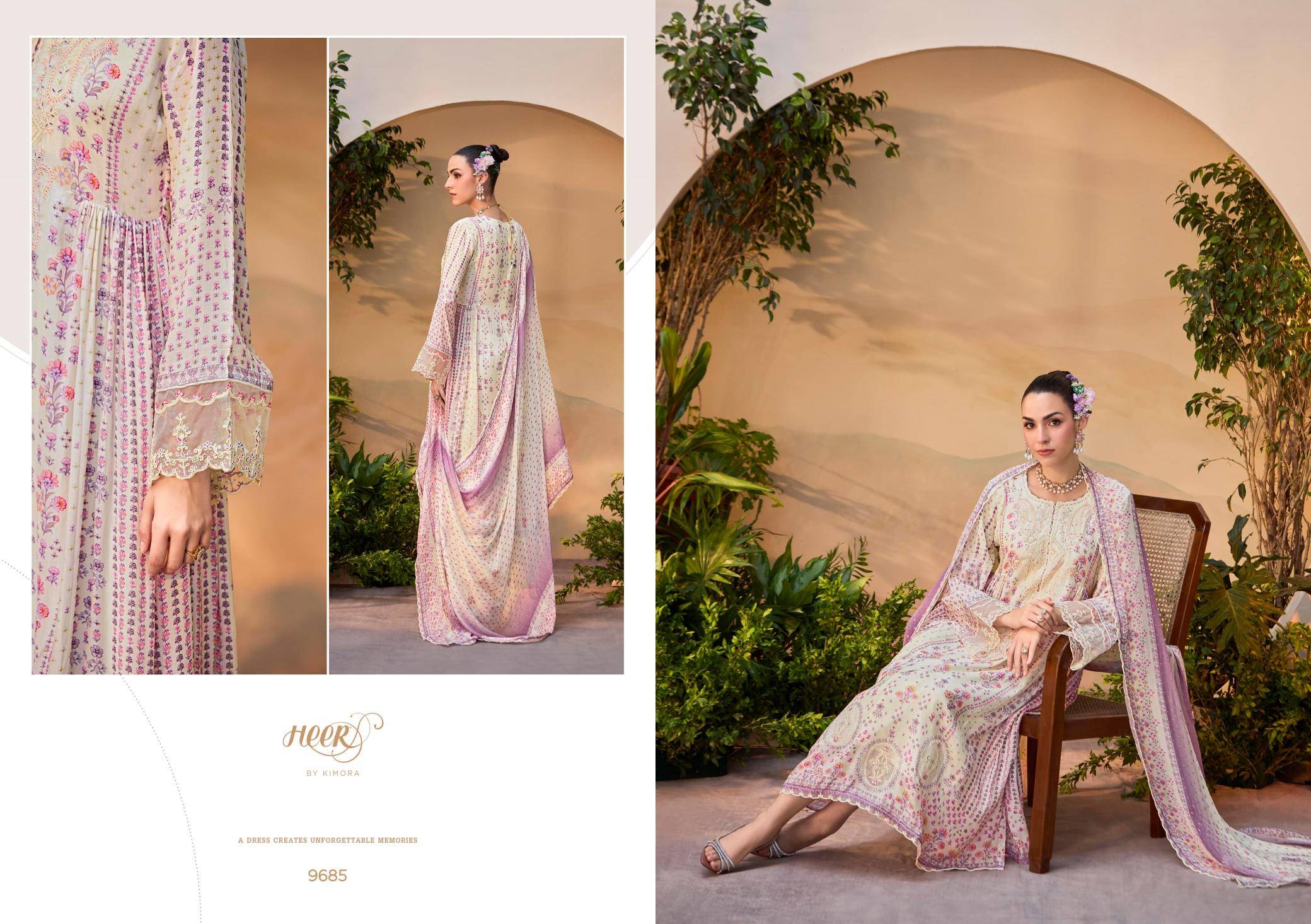 Kimora heer titaliya vol-212 Dress material combo pack wholesale