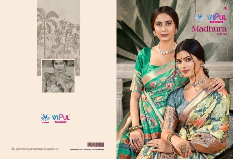 Vipul madhuar silk vol -2 Surat sarees wholesale market