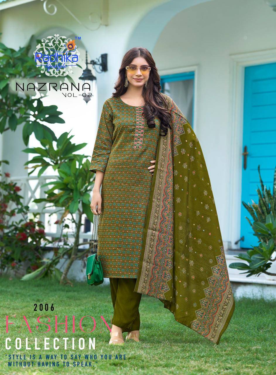 Radhika lifestyle nazrana vol 2 indian kurti wholesale uk