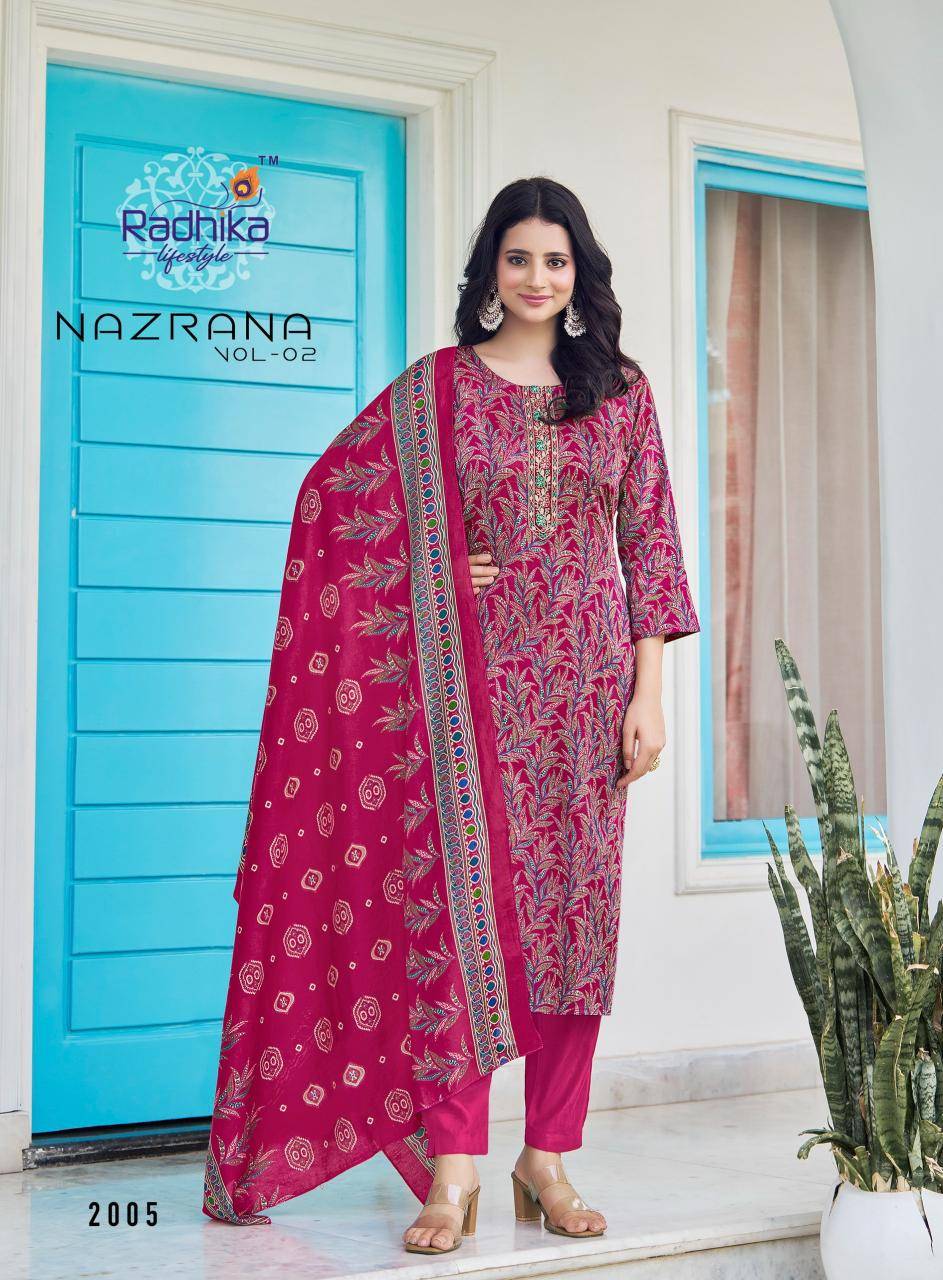 Radhika lifestyle nazrana vol 2 indian kurti wholesale uk