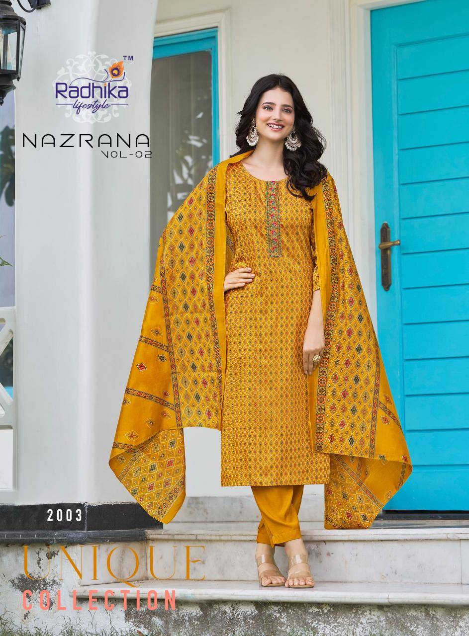 Radhika lifestyle nazrana vol 2 indian kurti wholesale uk