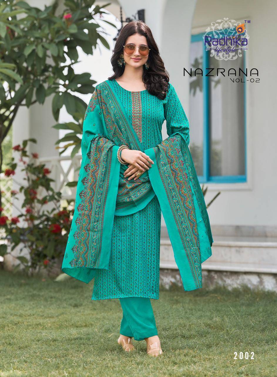 Radhika lifestyle nazrana vol 2 indian kurti wholesale uk