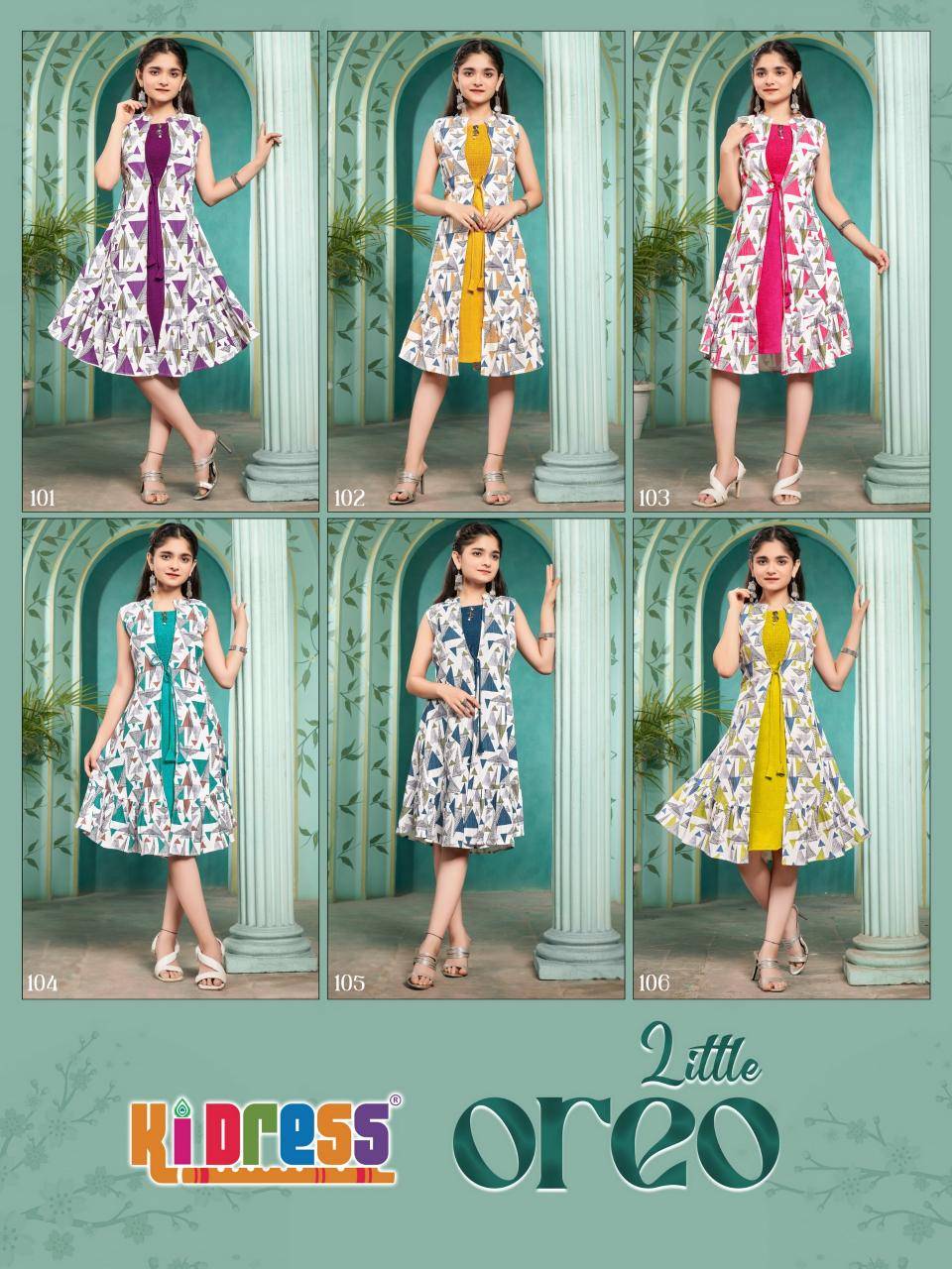 Aanchi little oreo indian kurti with jeans