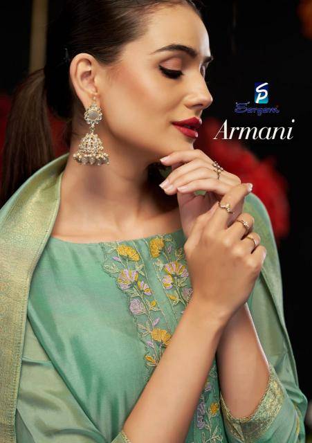 Sargam prints armani Dress material wholesale market in India