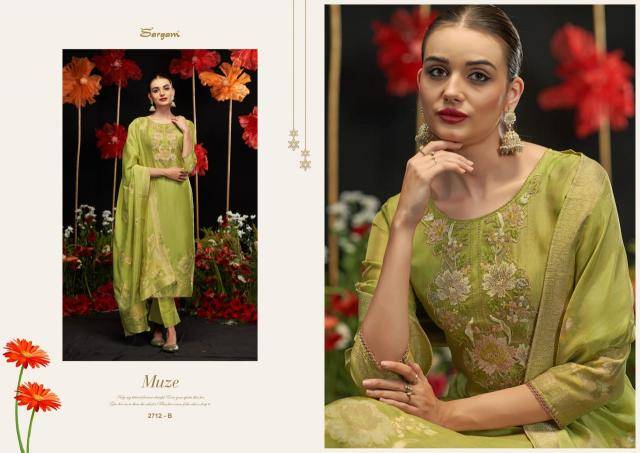 Sargam prints armani Dress material wholesale market in India
