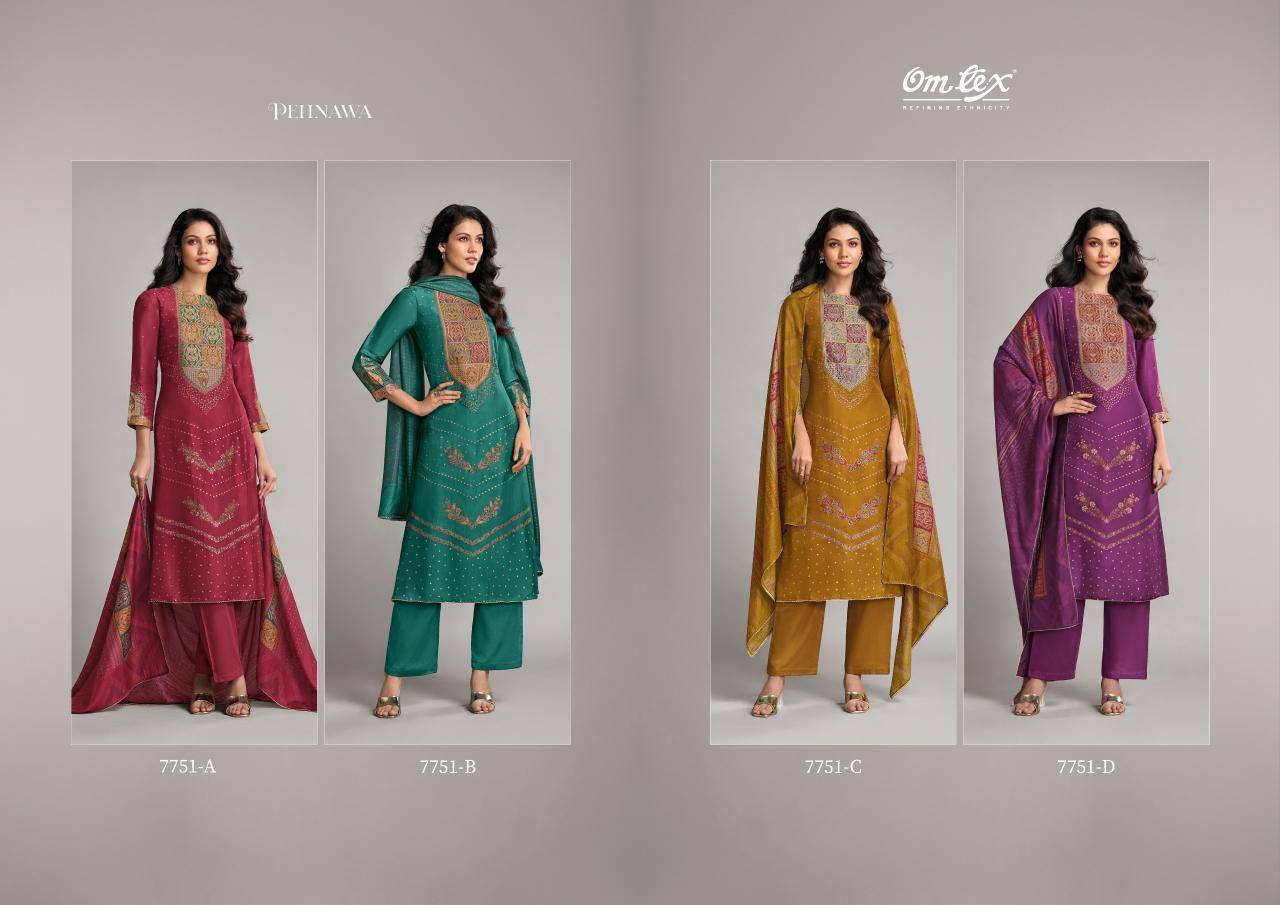 Omtex pehnawa Dress material wholesale price list