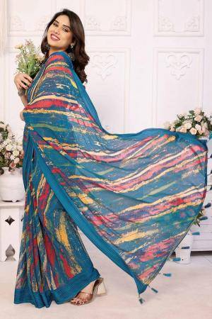 GC soft georgette patta printed Surat sarees wholesale suppliers